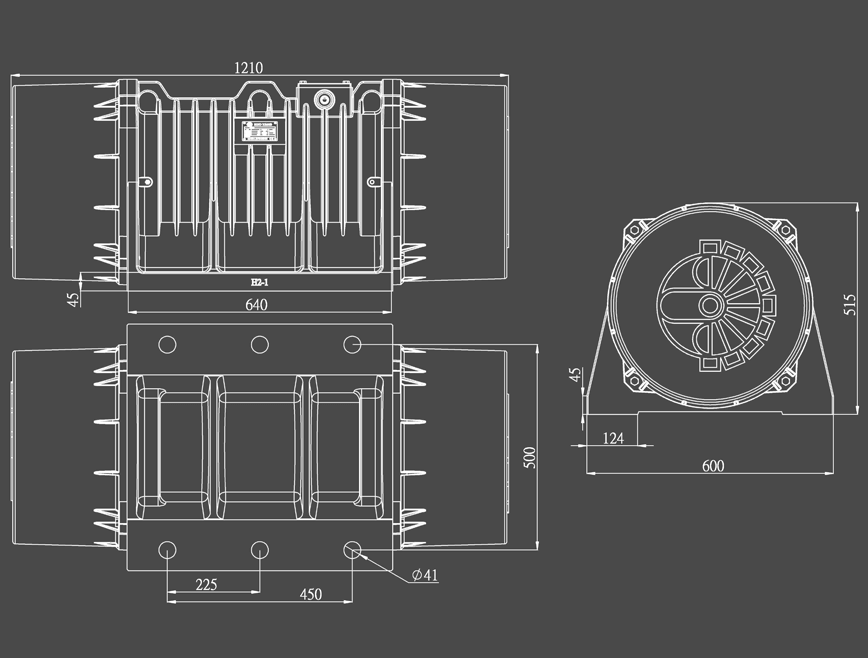 HM-4900 dimension drawing