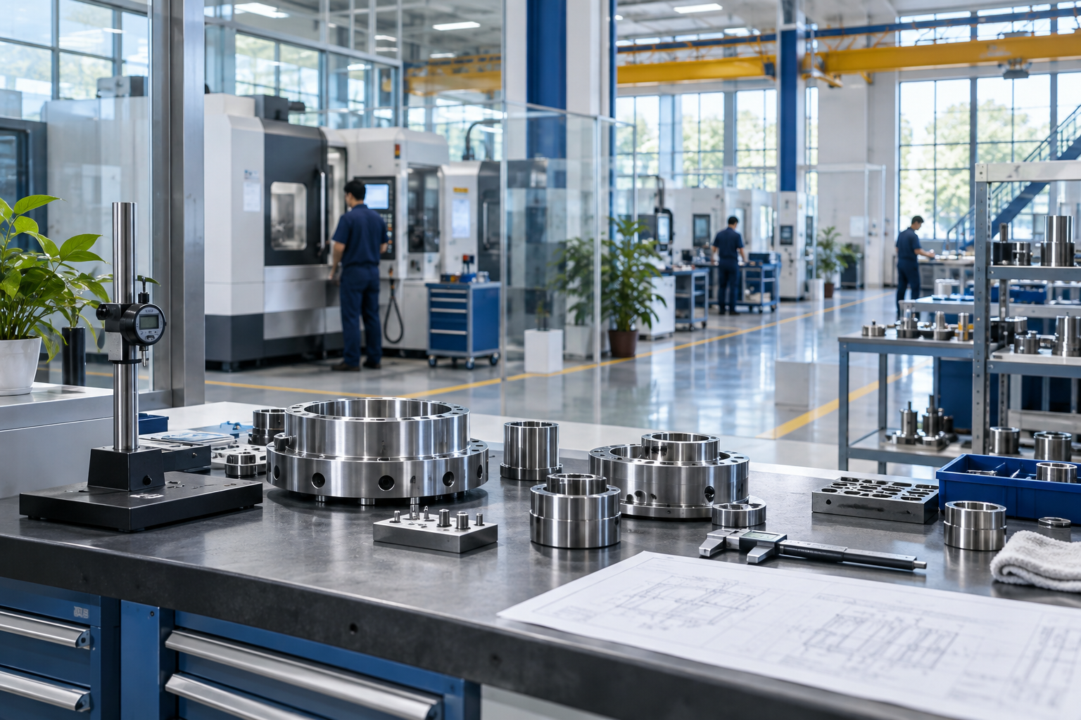 Modern precision engineering atmosphere